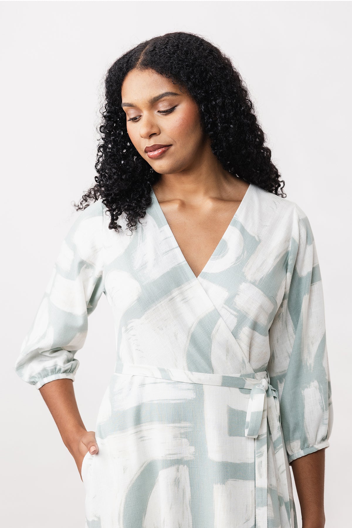 Named Clothing, Hali Wrap Dress PDF Pattern