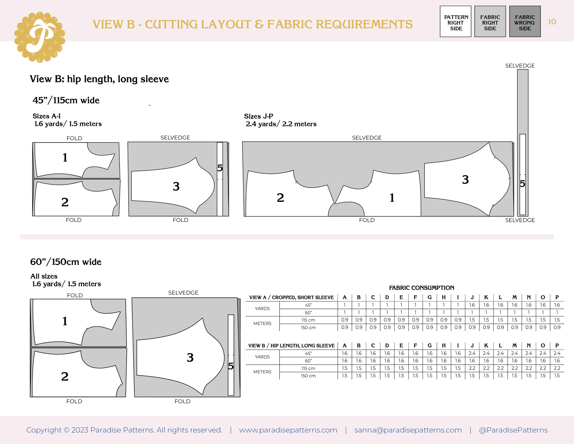 Paradise Patterns, Honeygirl Tee PDF Pattern