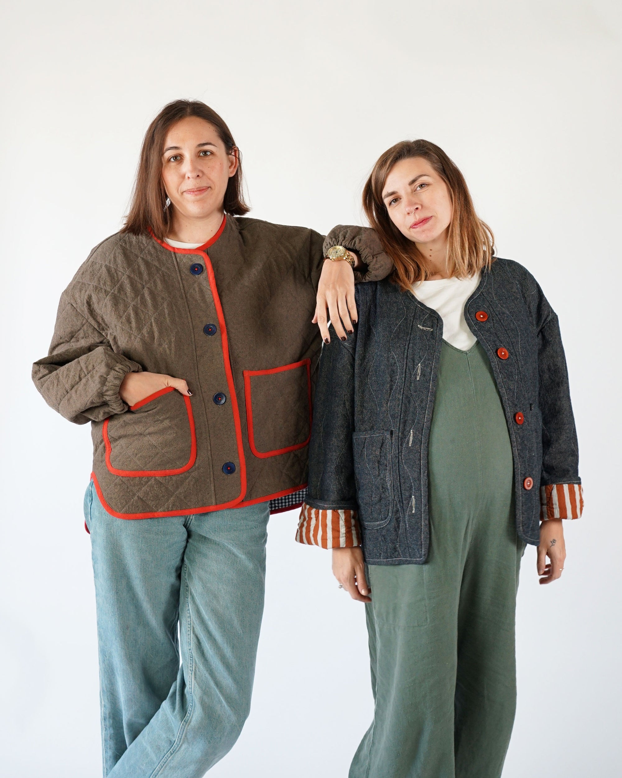 Matchy Matchy Sewing Club, Homebody Quilted Jacket Digital PDF Pattern