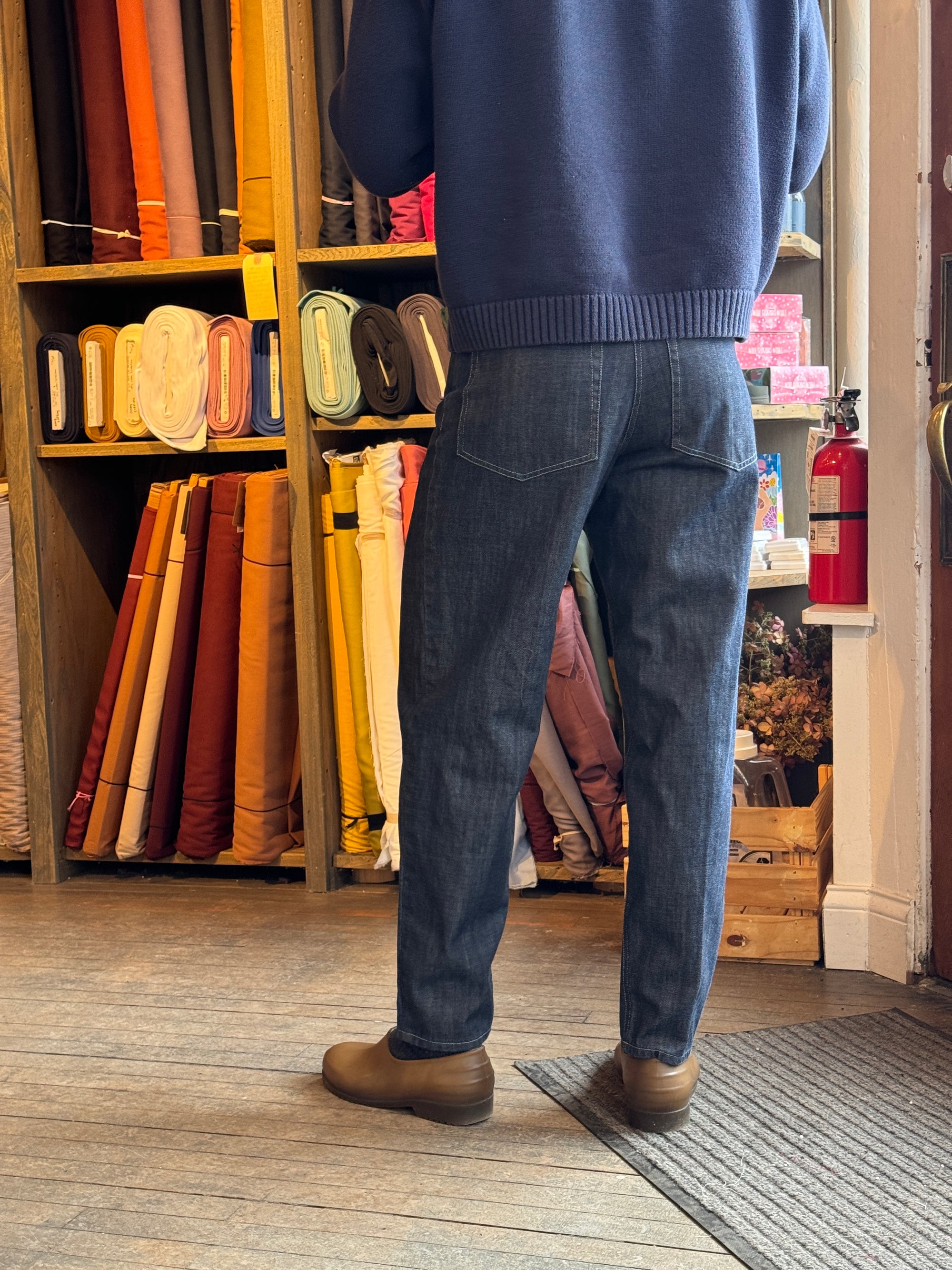 Class: Sew the Worker Trousers with Evan, starts Wednesday June 18, 12-3PM (4 sessions)