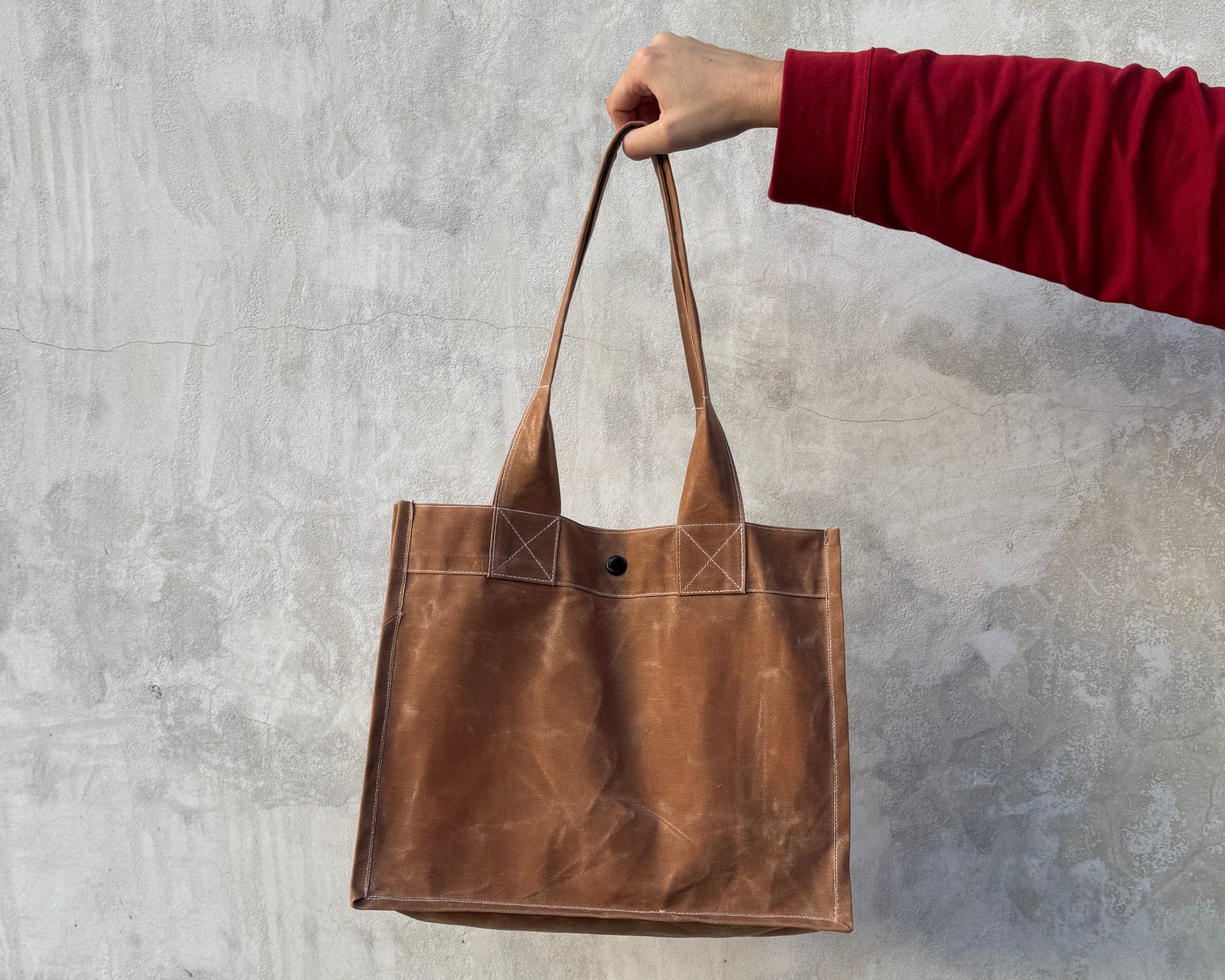 Class: The Mini Waxed Canvas Tote Bag with Evan, Sunday November 23, 1:30-5:30PM
