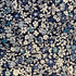 Kokka, Japanese Corduroy, Floral, Blues and Ivory, 1/4 yard - Lakes Makerie