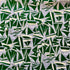 Sailboats Japanese Lawn, green and pale blue, 1/4 yard - Lakes Makerie