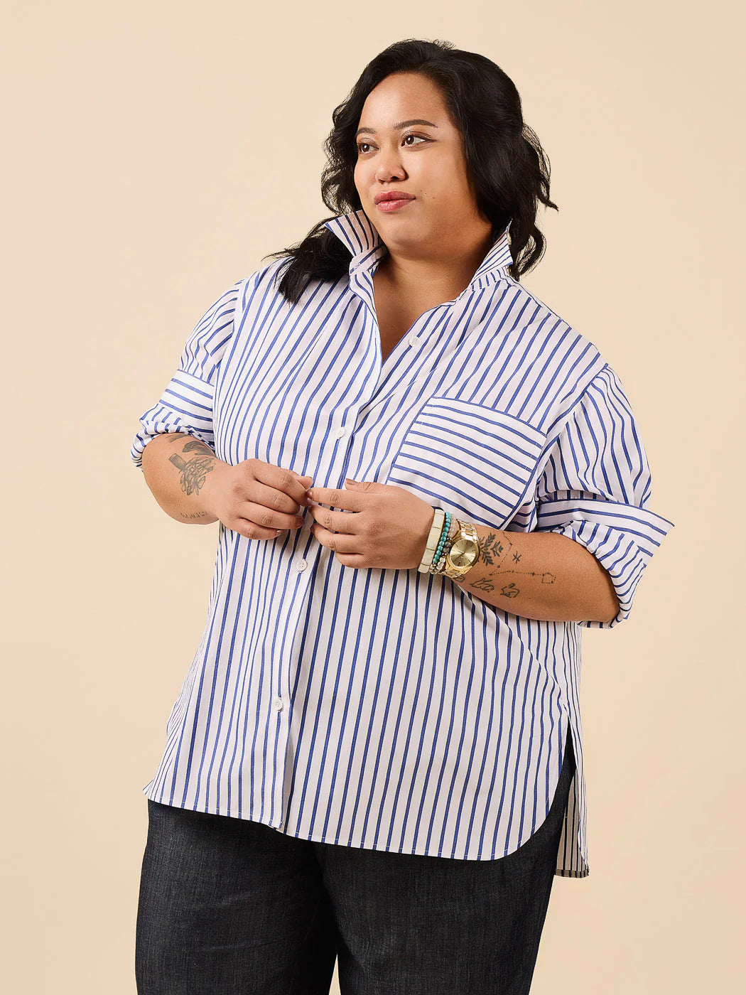 Closet Core Patterns, Jenna Shirt + Shirtdress Pattern