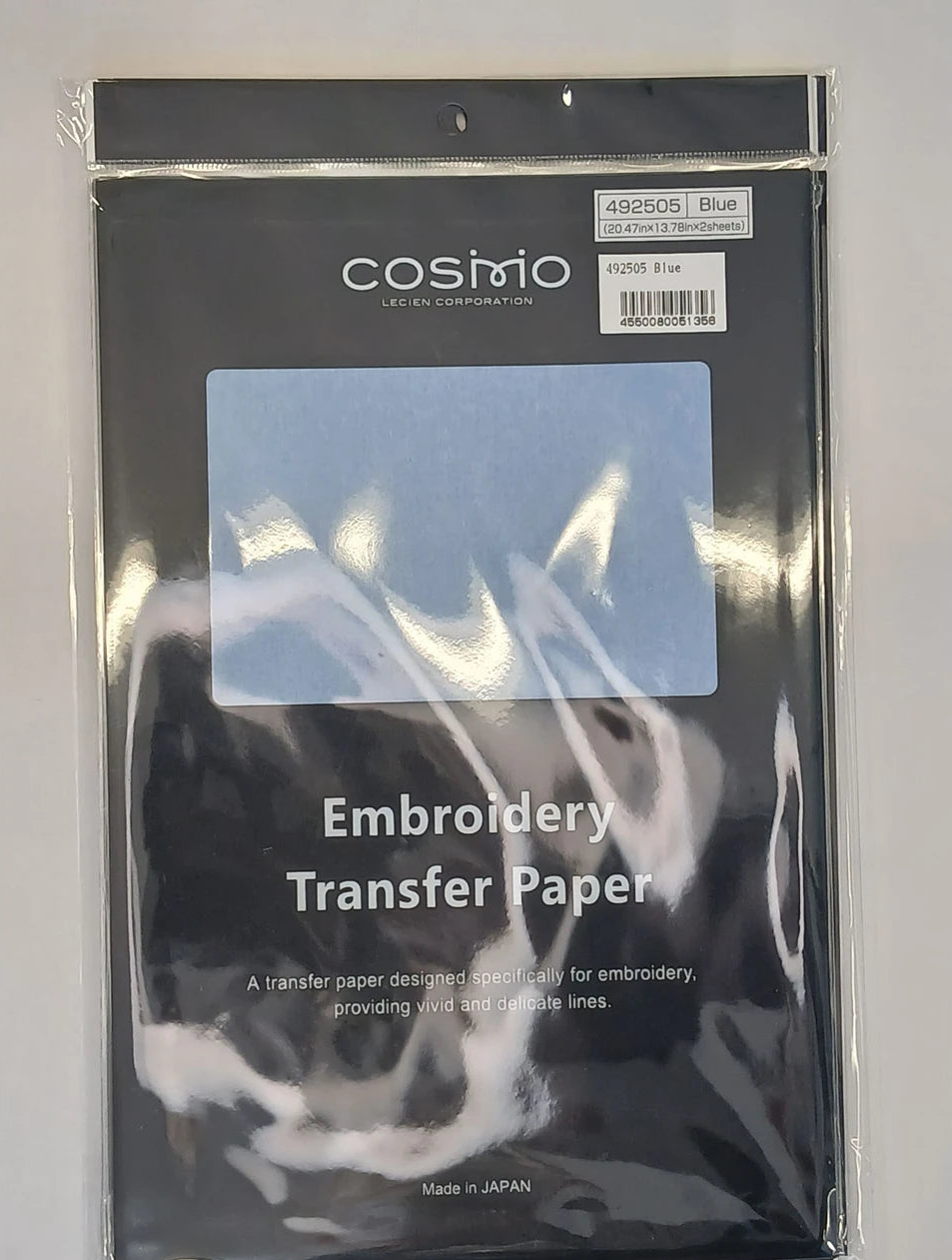 Embroidery Transfer Paper (Blue)