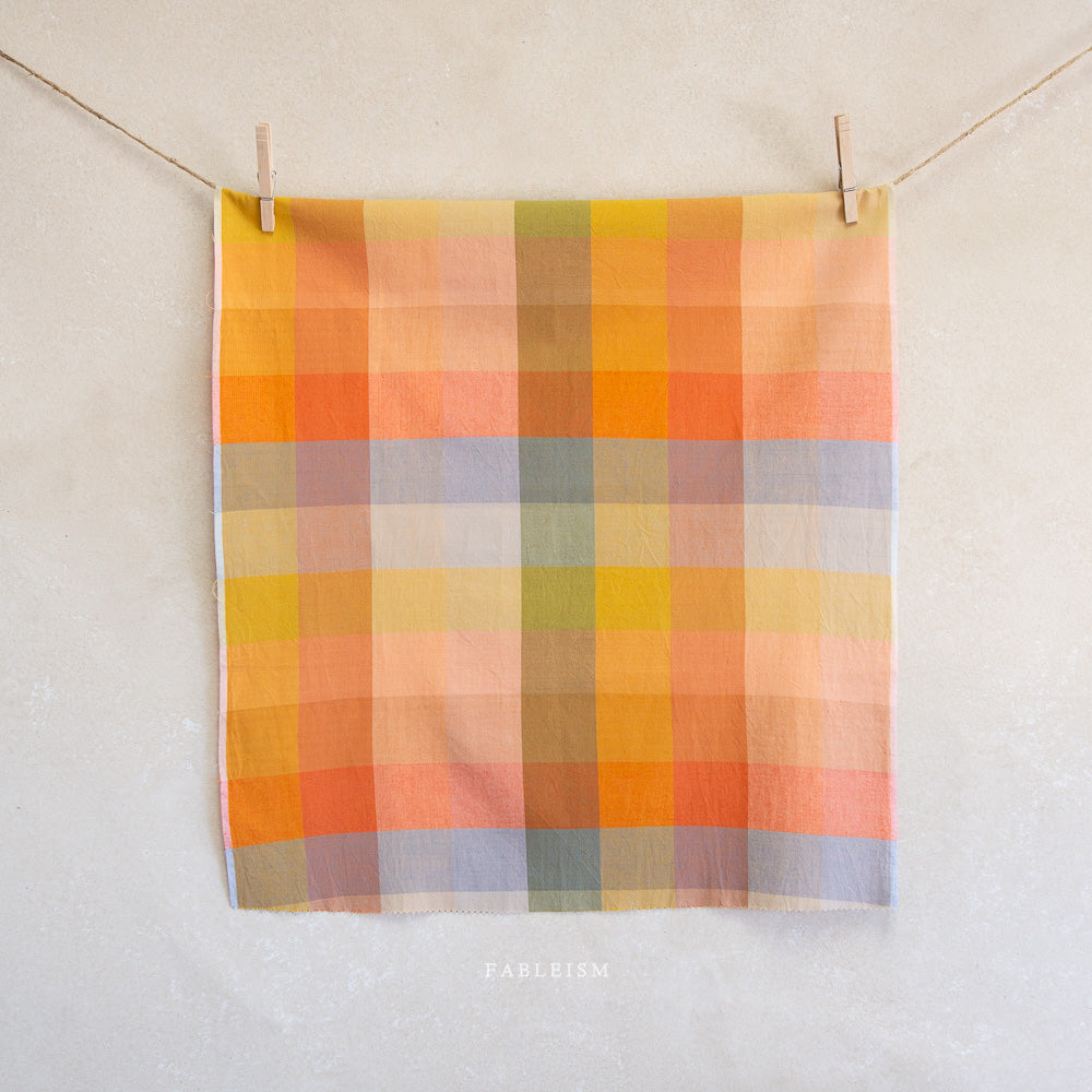 Fableism Lumière (Wide Width), Happy Checkers, multiple colorways, 1/4 yard