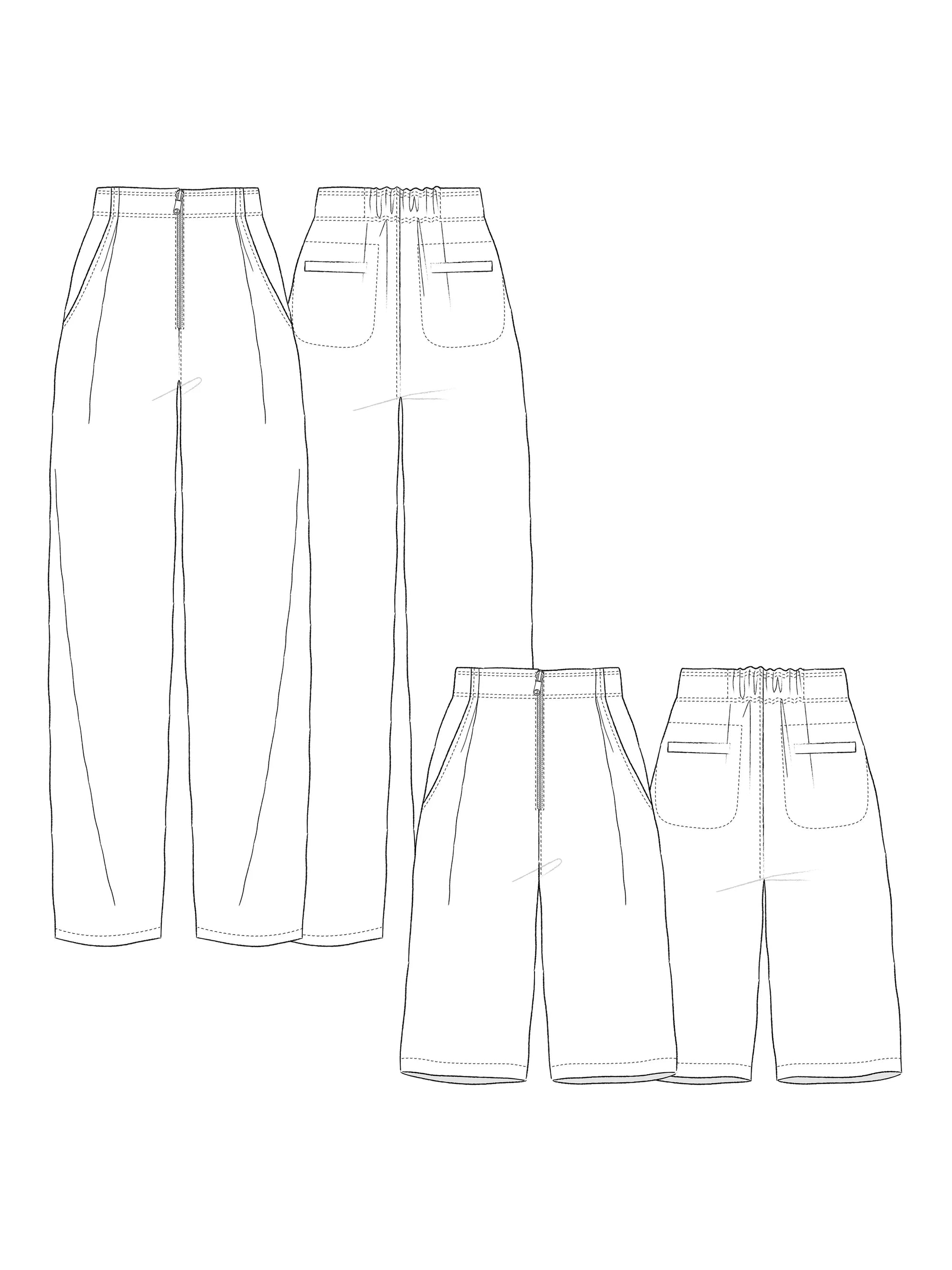 Daughter Judy, Monty Pant PDF Pattern