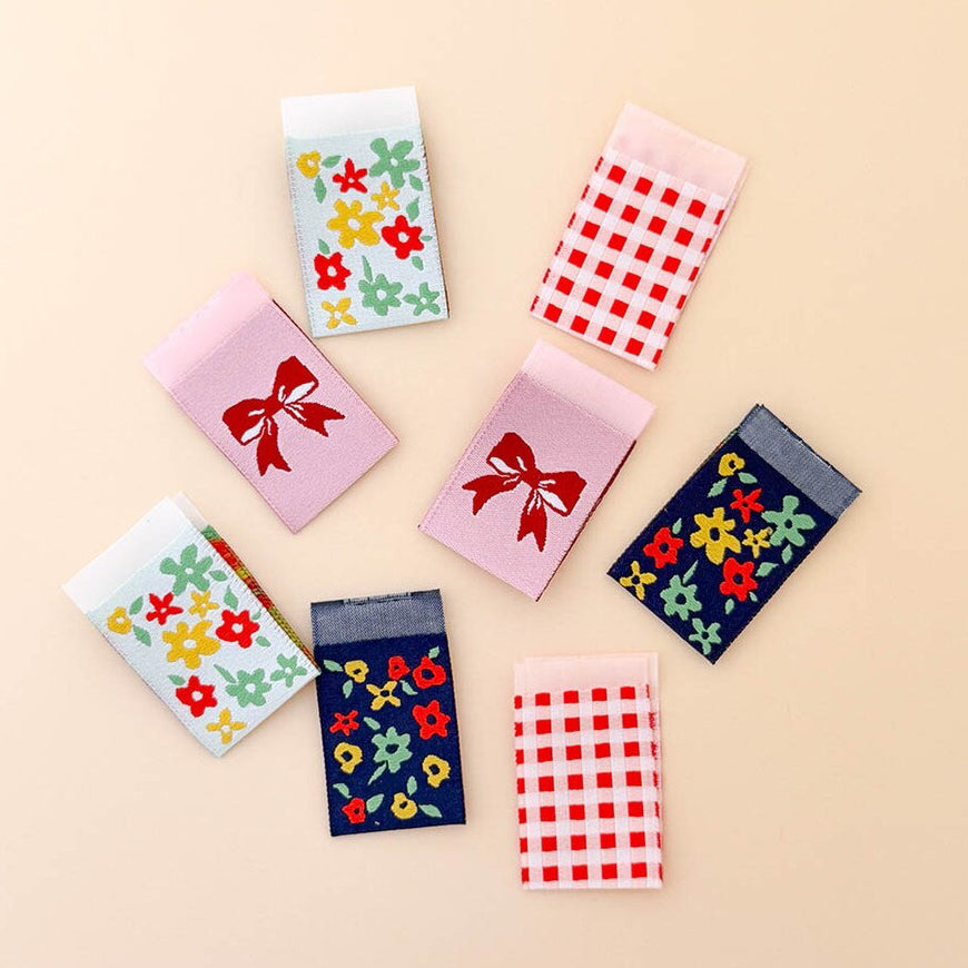 Minki Kim Cross Sweet Stitch Woven Labels