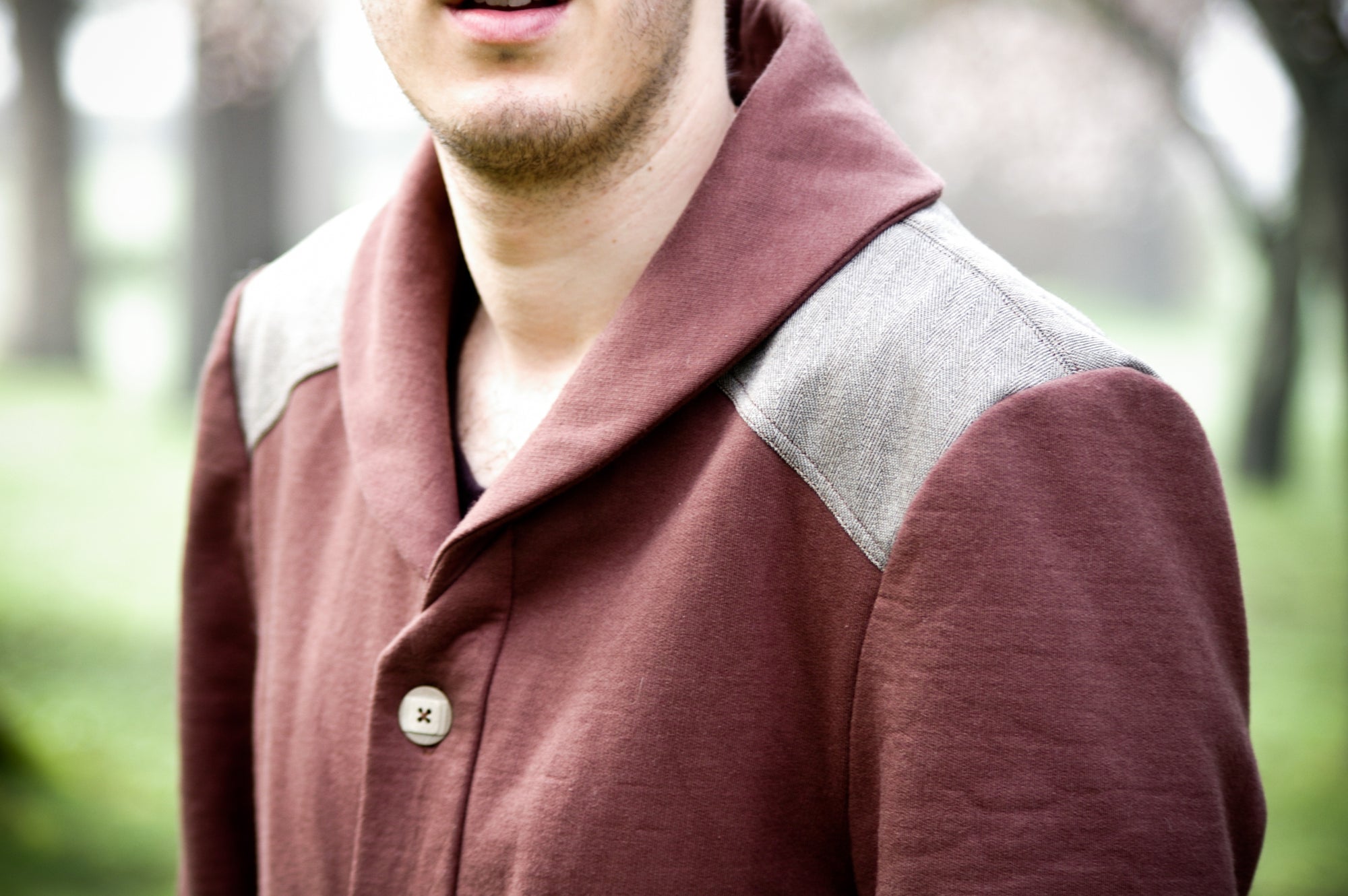 Thread Theory Men&#39;s Newcastle Cardigan PDF Pattern