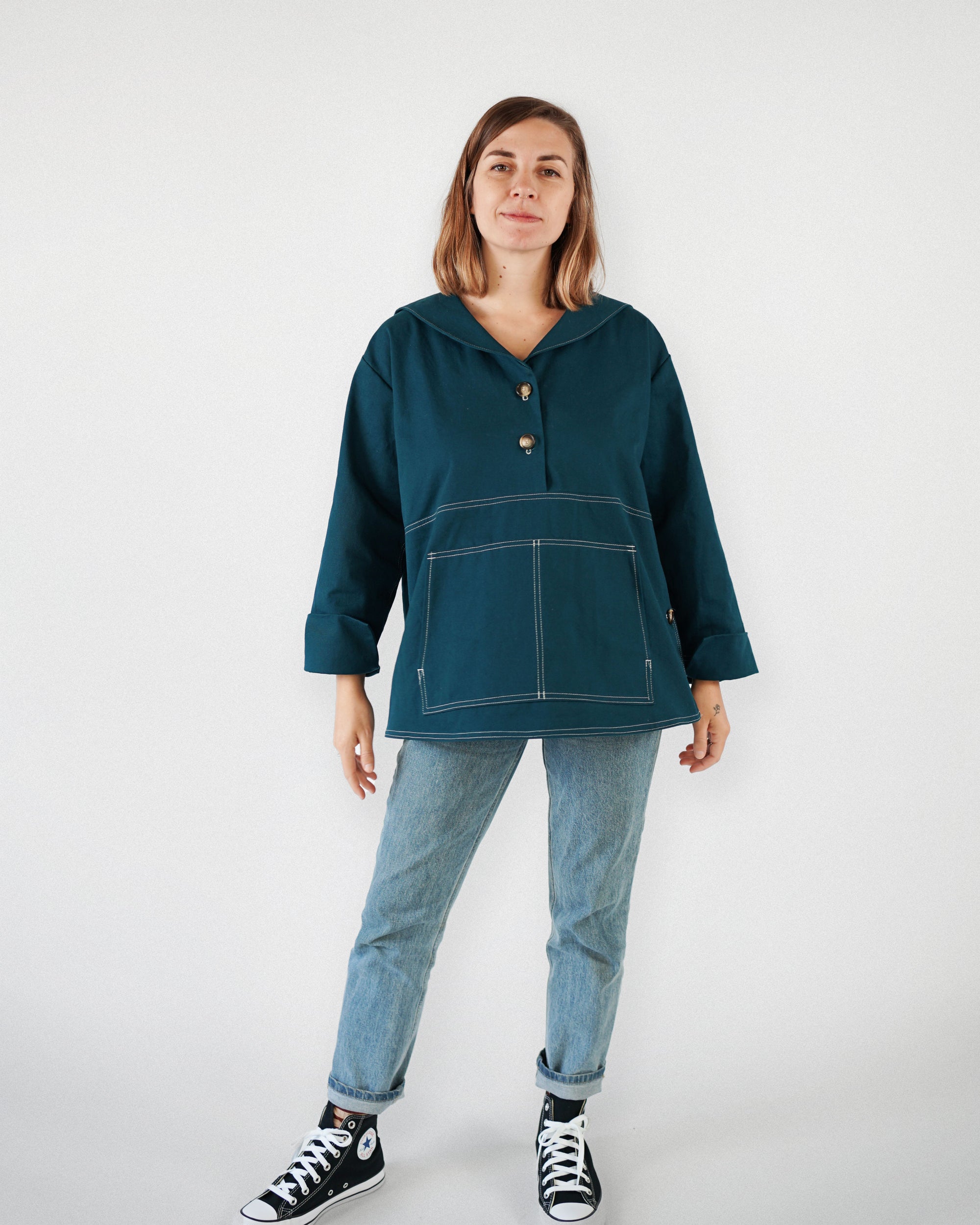 Matchy Matchy Sewing Club, On Deck Popover Digital PDF Pattern