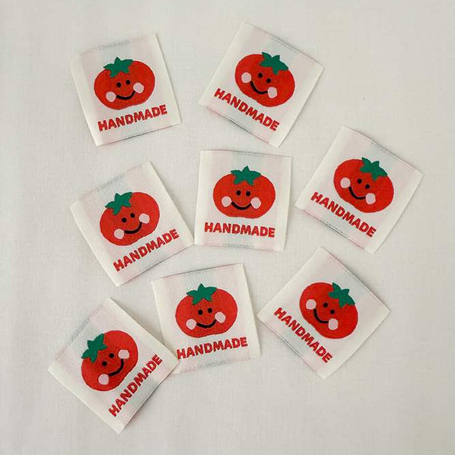 Minki Kim Tomato Woven Labels