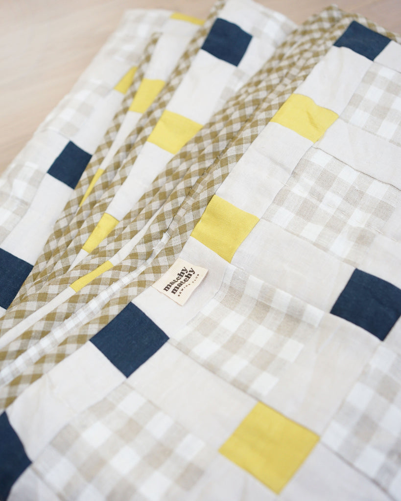 Matchy Matchy Sewing Club, Picnic Square Quilt, PDF Pattern