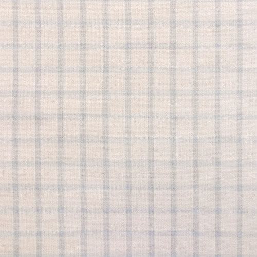Plaid pattern with light blue and white colors on a fabric background