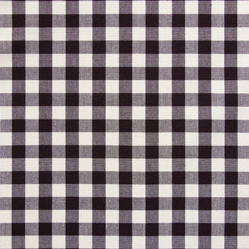 Black and white checkered fabric pattern