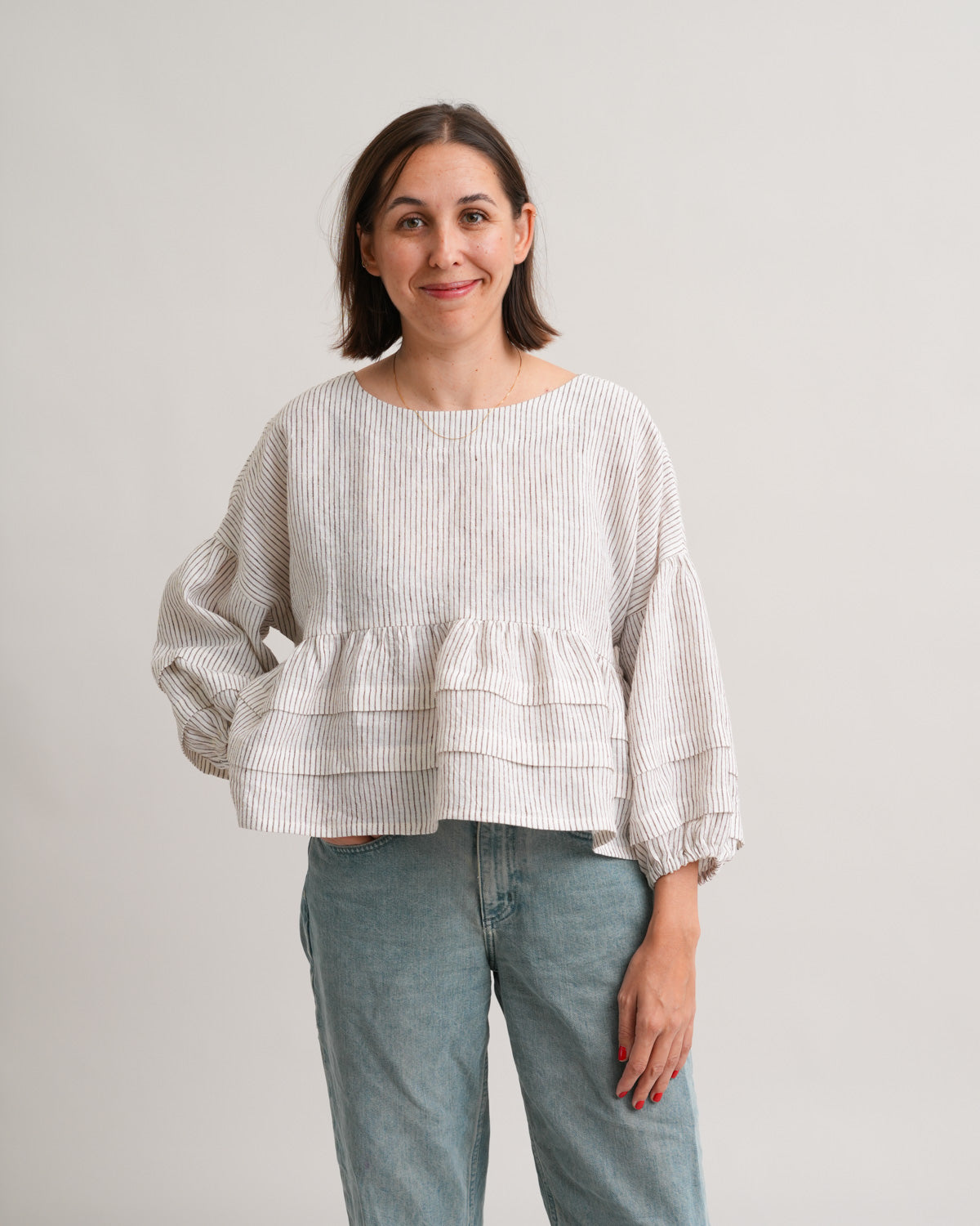 Matchy Matchy Sewing Club, Pintuck Poet Blouse, Digital PDF