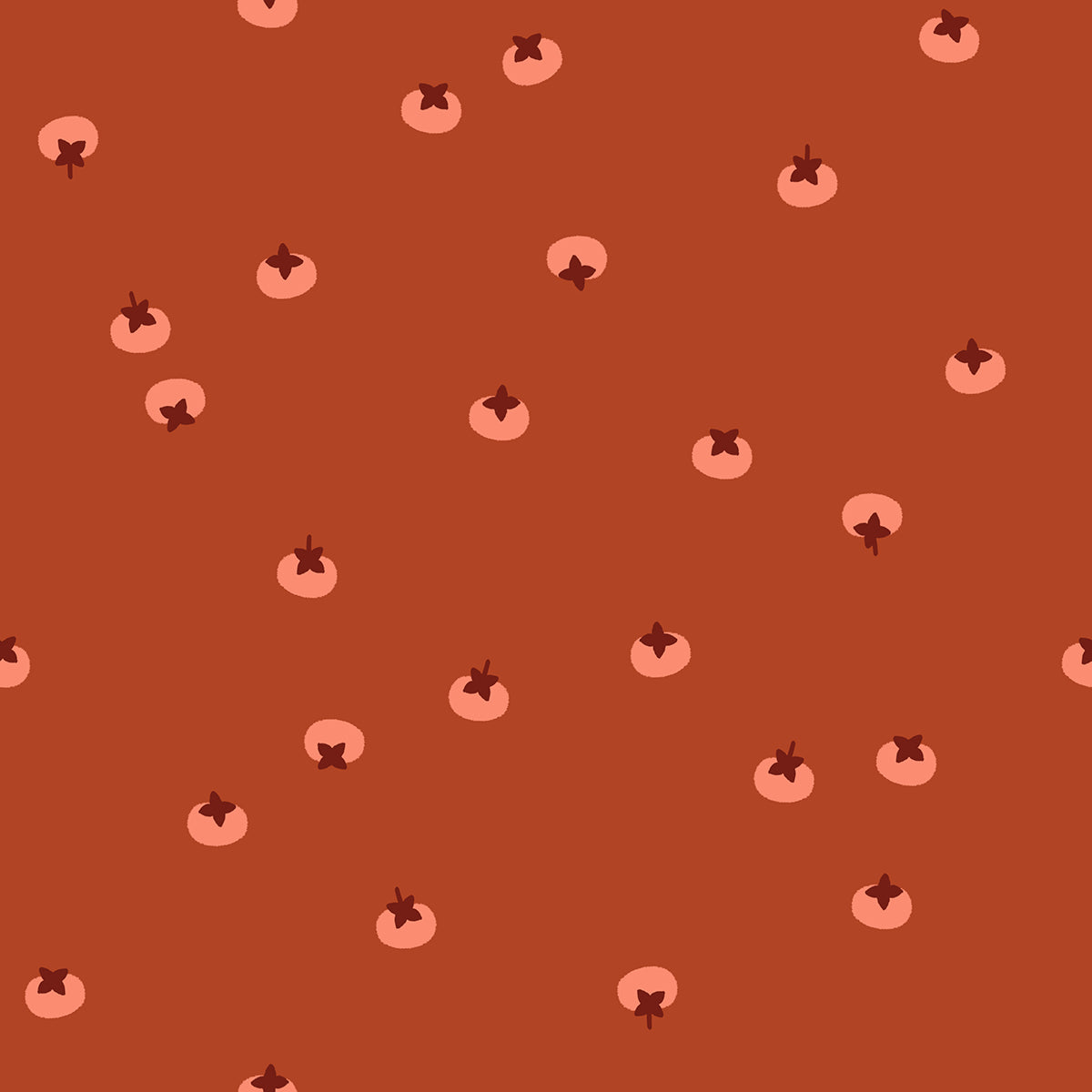 Ruby Star, Persimmon,  Persimmons Cayenne,  Cotton Fabric, 1/4 yard