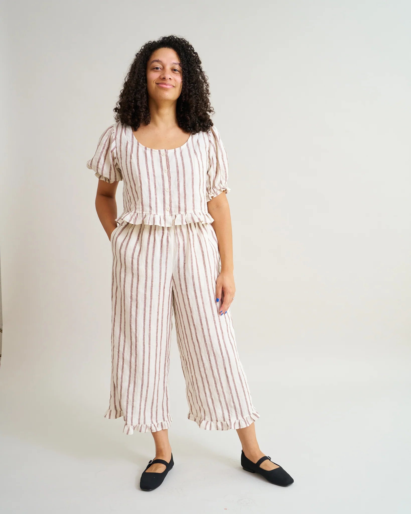 Matchy Matchy Sewing Club, Ruffle Brunch Set (Updated), Digital PDF Pattern