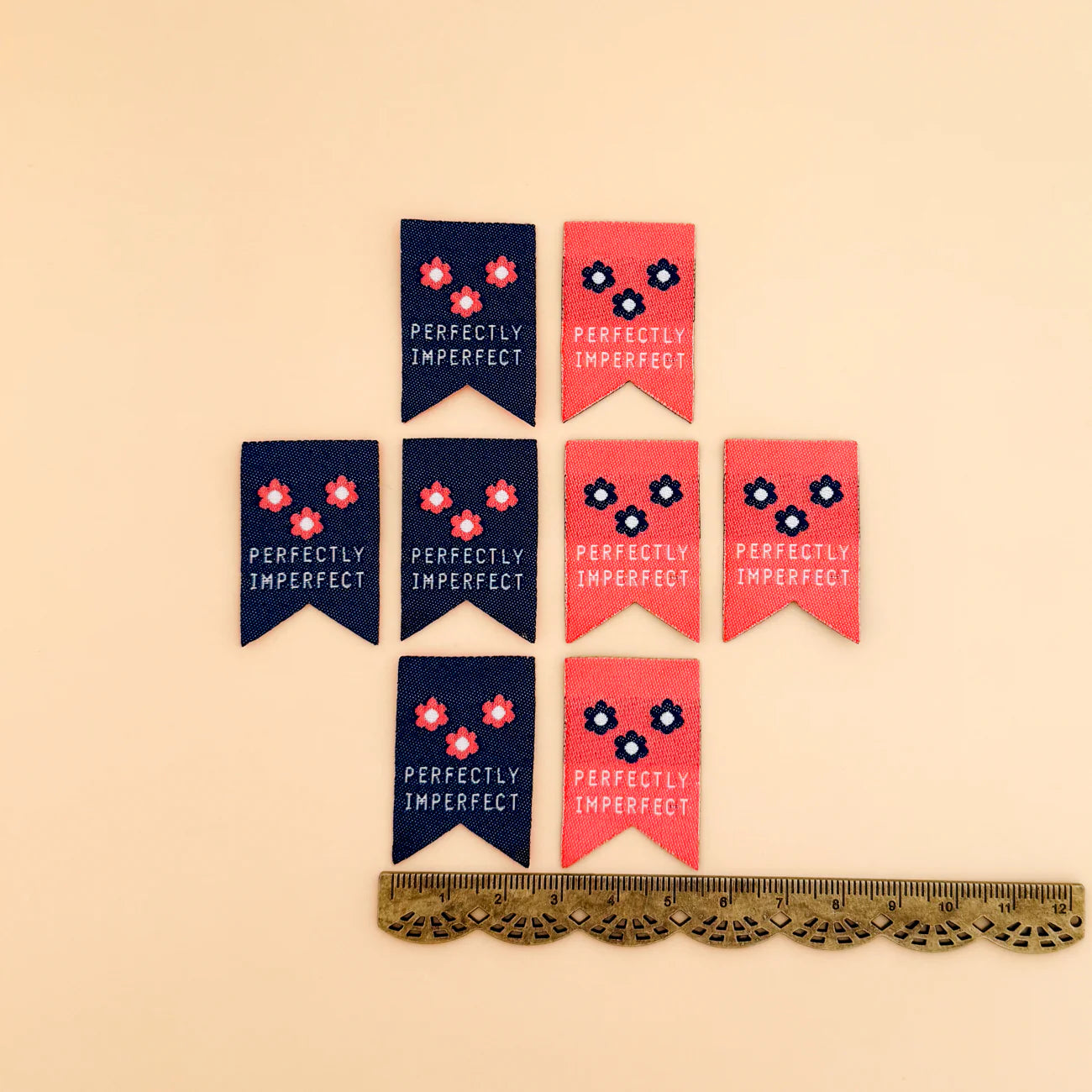 Minki Kim "Perfectly Imperfect" Woven Labels