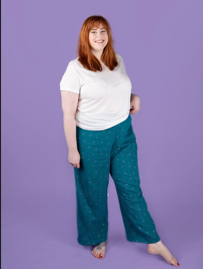 Class: Garment Sewing: Tilly and the Buttons Jamie PJ Pants with Sarah: Thursday April 11, 12-5 pm