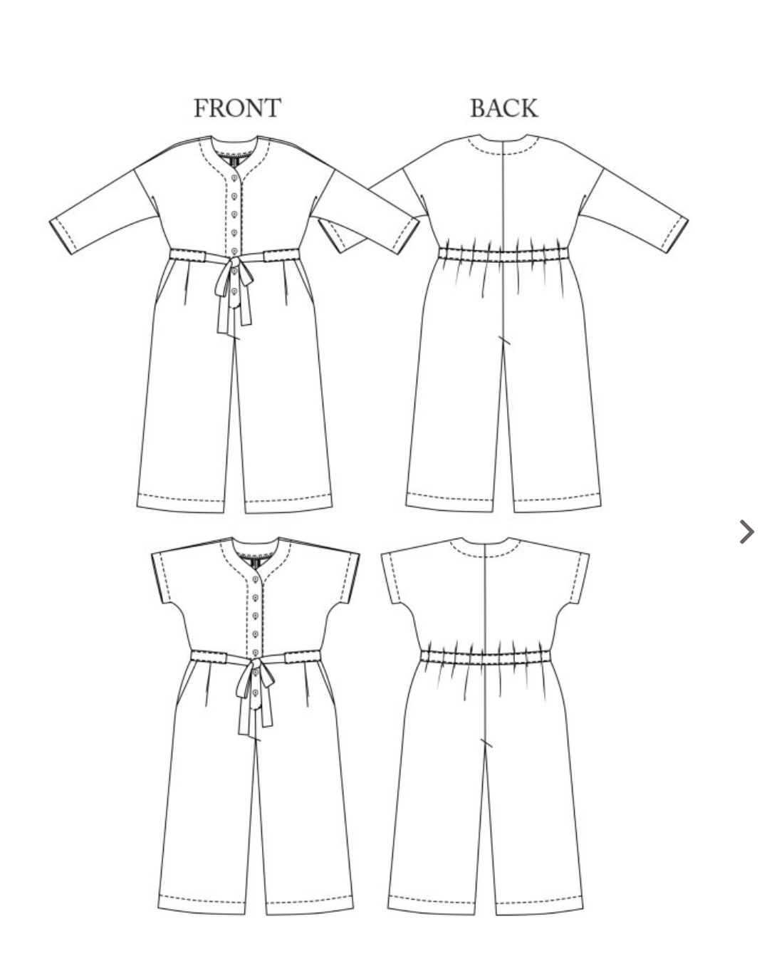 Merchant &amp; Mills, The Cassidy Jumpsuit, PDF Pattern