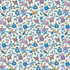 Liberty Lasenby Cotton, Tudor Celebration Haberdashery Floral, Blue, mauve  and gold, 1/4 yard (Copy) - Lakes Makerie
