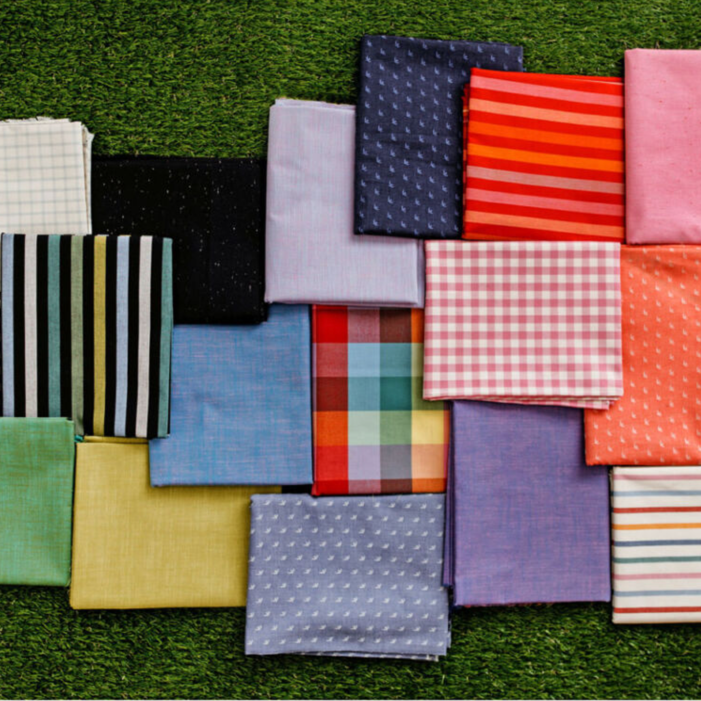 Suzy Quilts Picnic Wovens, Slub, multiple colorways 1/4 yard