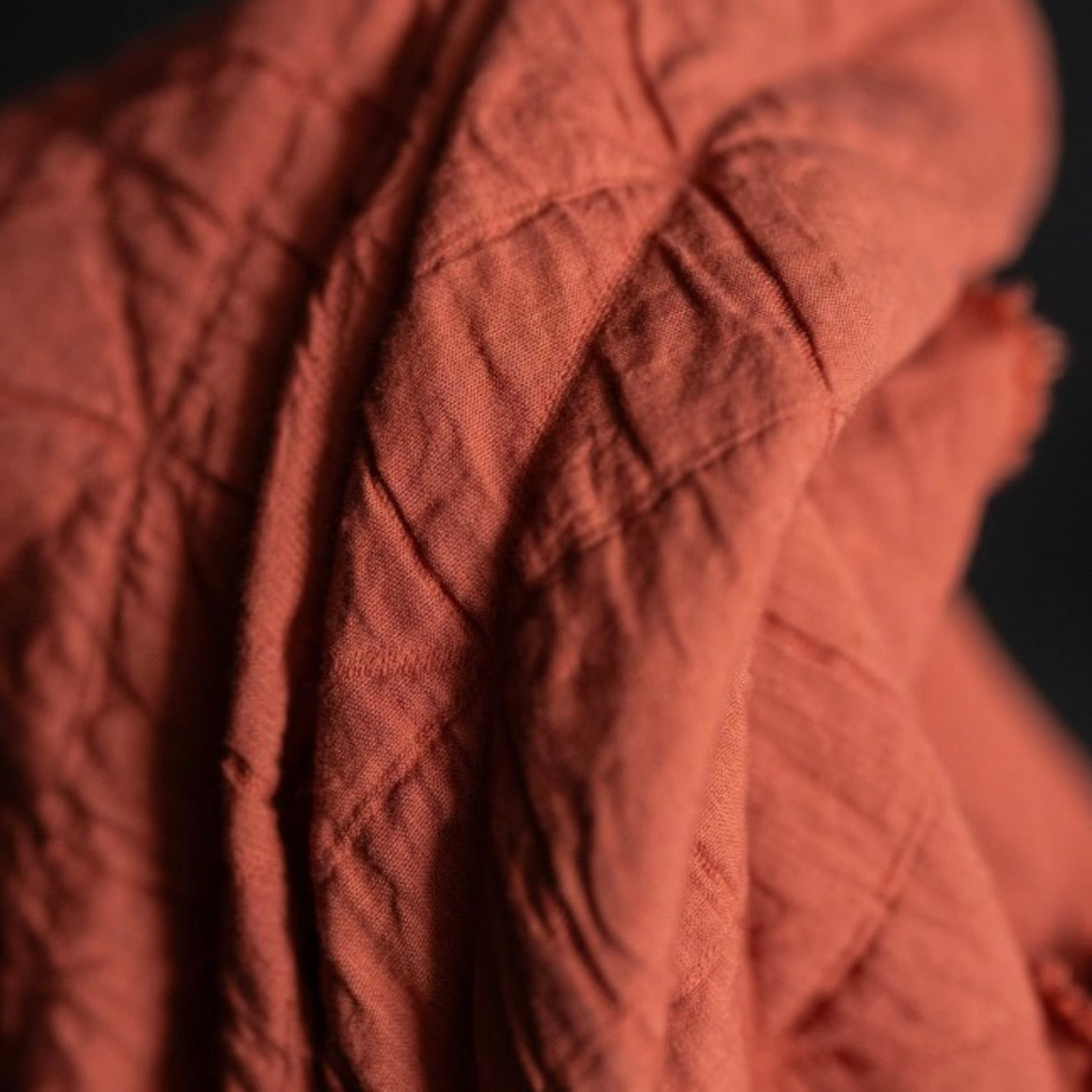Merchant &amp; Mills, Orange Spritz Quilted Jacquard Cotton, 1/4 yard