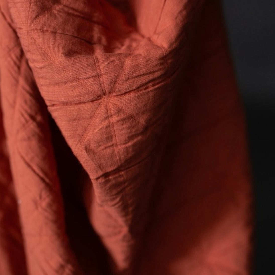 Merchant &amp; Mills, Orange Spritz Quilted Jacquard Cotton, 1/4 yard