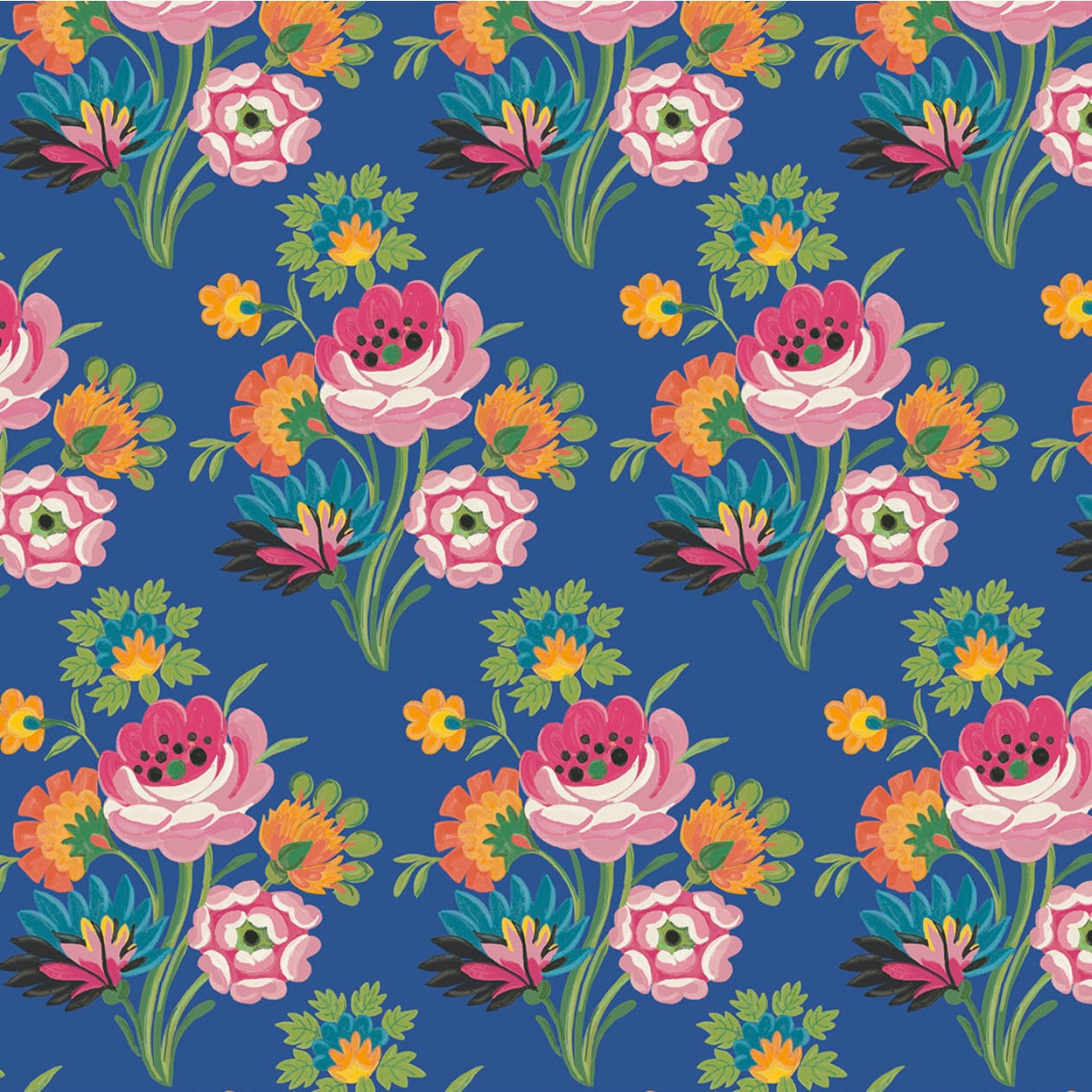 Stannie &amp; Lloyd by August Ellery, Spilled Tea, Delft, 1/4 yard