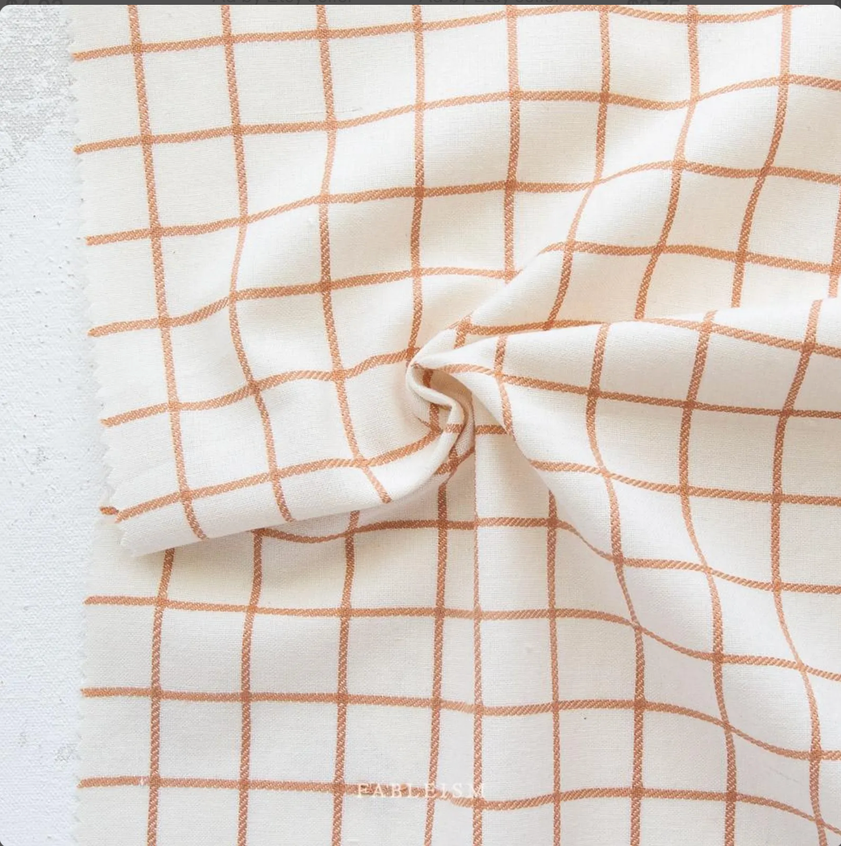 Fableism Trellis Wovens - Clay, 2.25 yard