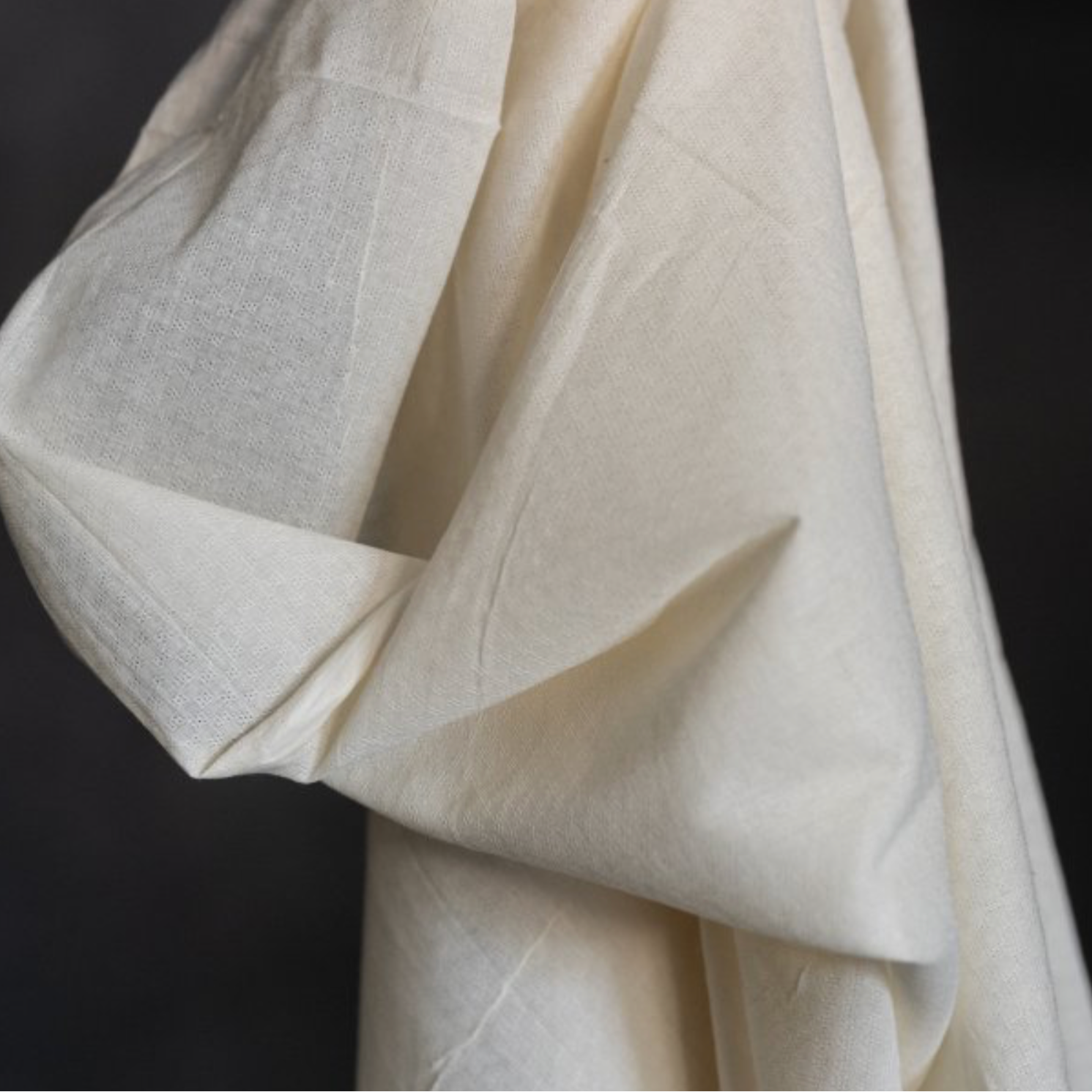 Merchant &amp; Mills, Cross Hatch Sheer Natural Indian Cotton,  1/4 yard