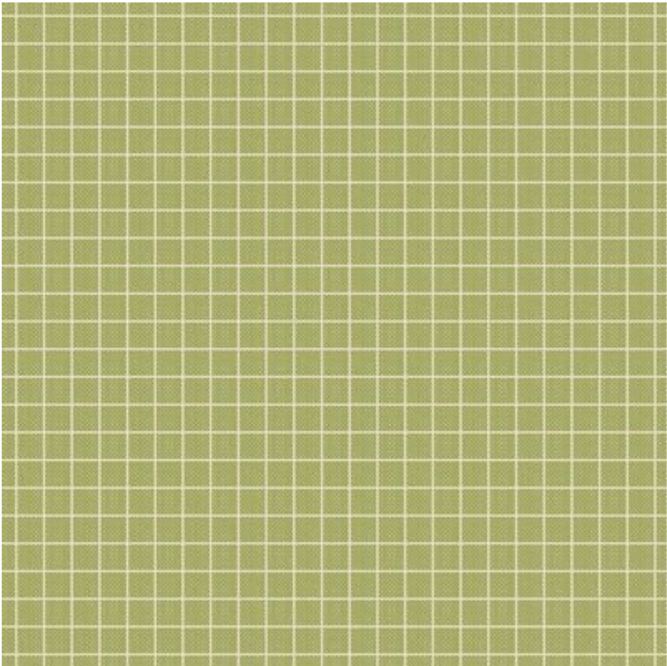 Tilda Creating Memories, Woven Plaid Green,  Cotton Fabric, 1/4 yard