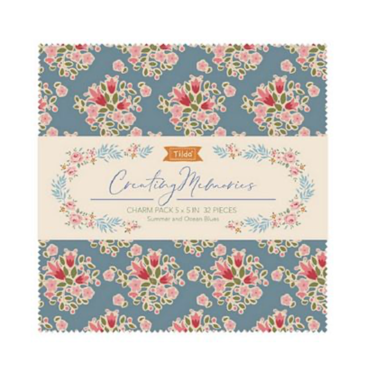 Tilda Creating Memories Charm Pack, Multiple Colorways