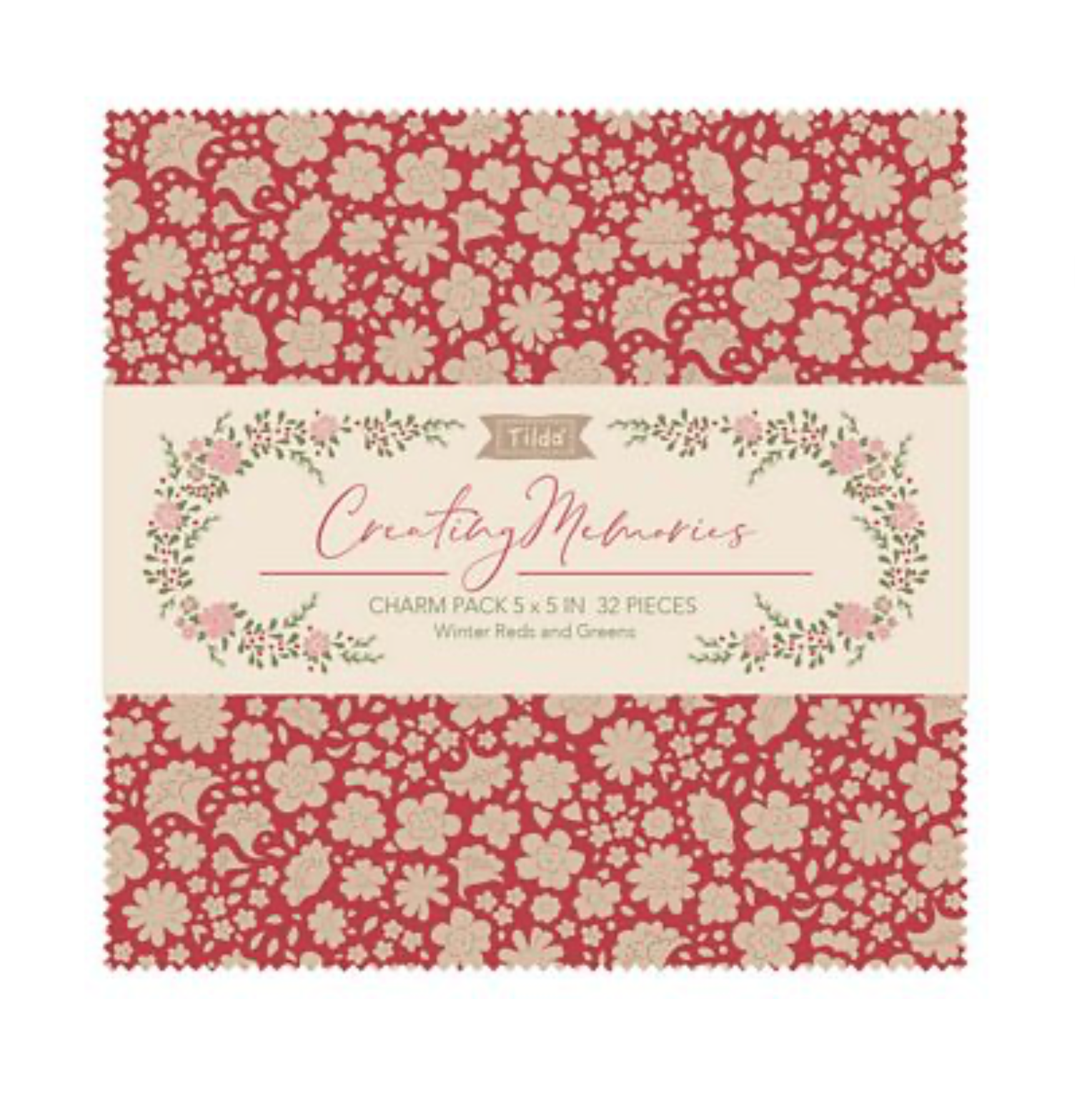 Tilda Creating Memories Charm Pack, Multiple Colorways