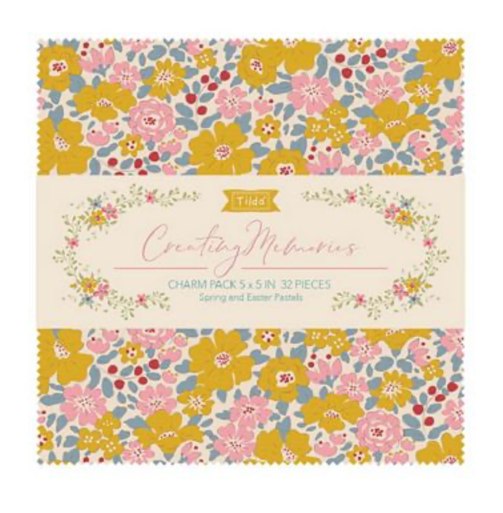 Tilda Creating Memories Charm Pack, Multiple Colorways