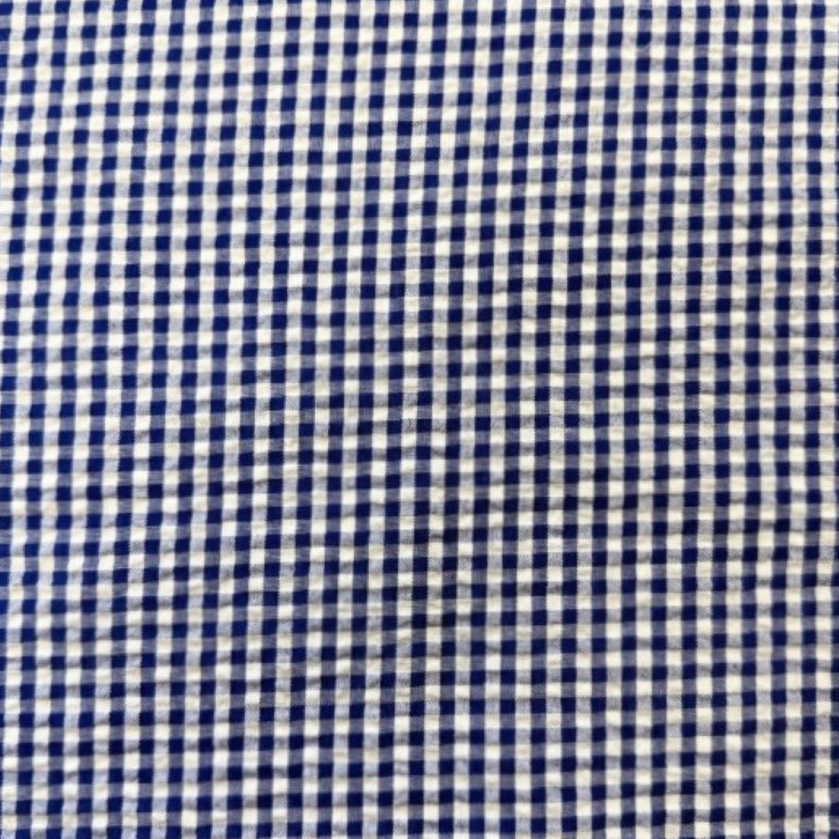 Designer Deadstock, Seersucker Gingham or Stripe, Multiple Colorways,  1/4 yard