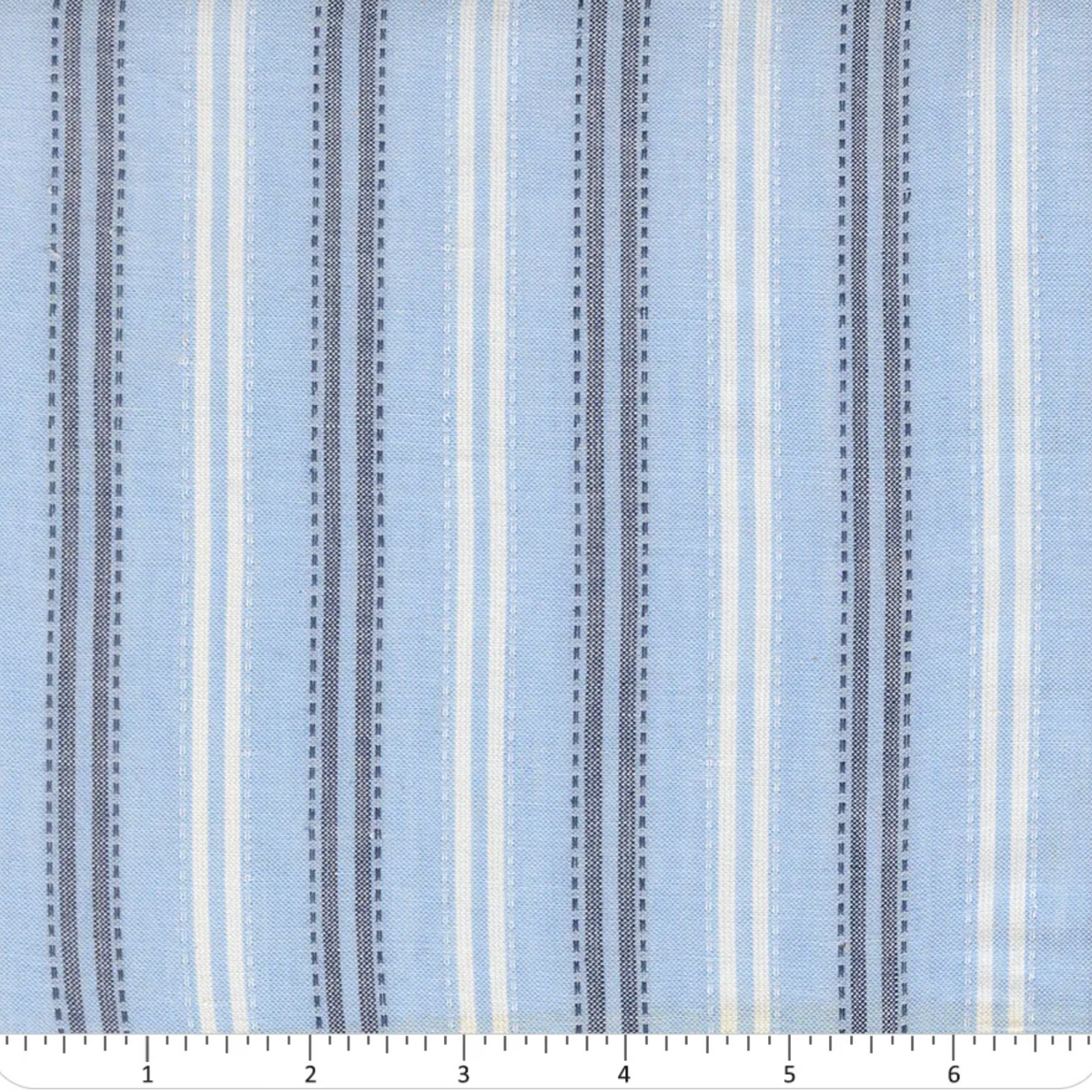 Remnant 919, Summer Solstice, Waterfall Ticking Stripe,  2.5 yard bolt end