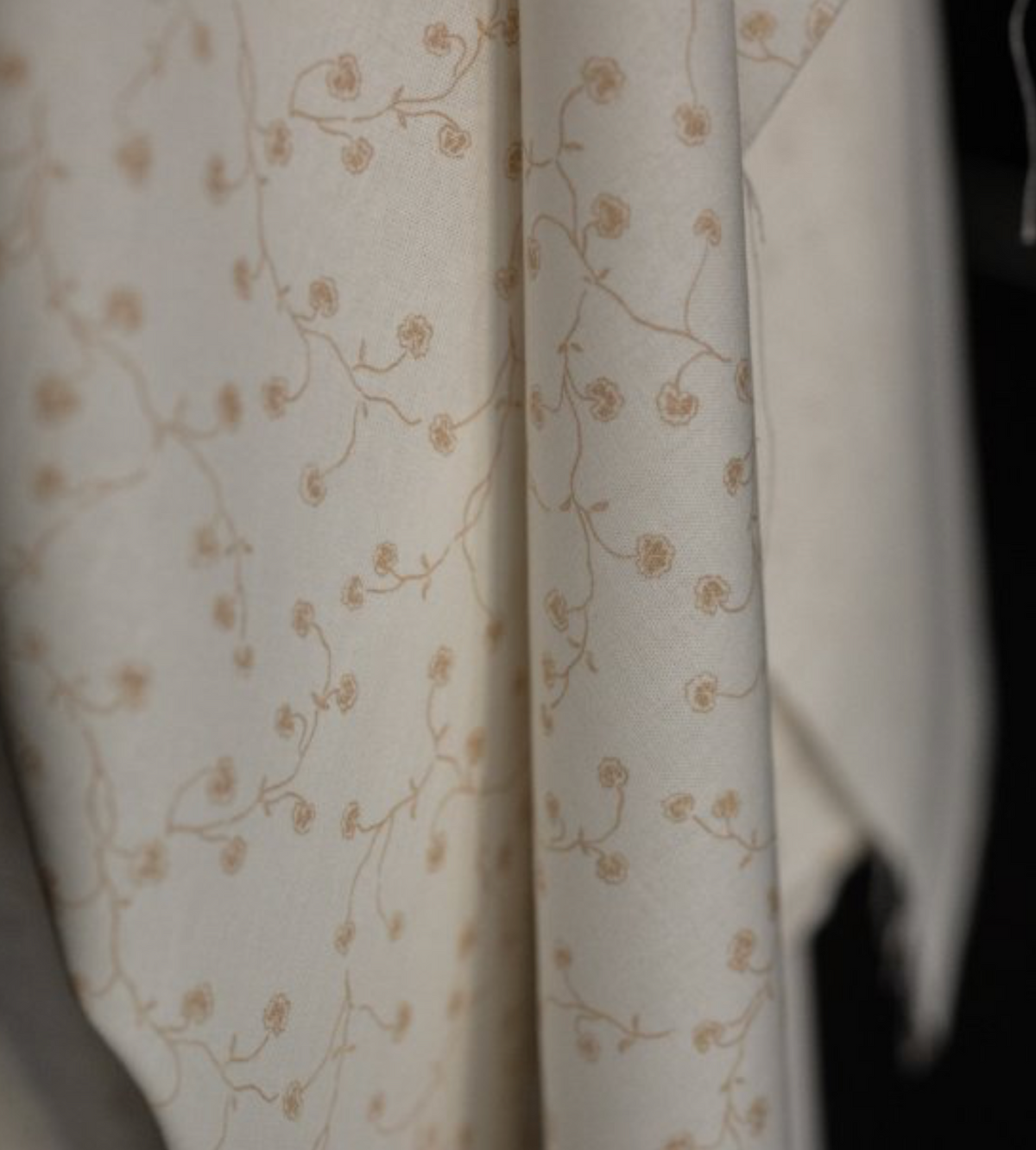 Faeger + Merchant &amp; Mills, "Butter", Traditional Ticking, 1/4 yard