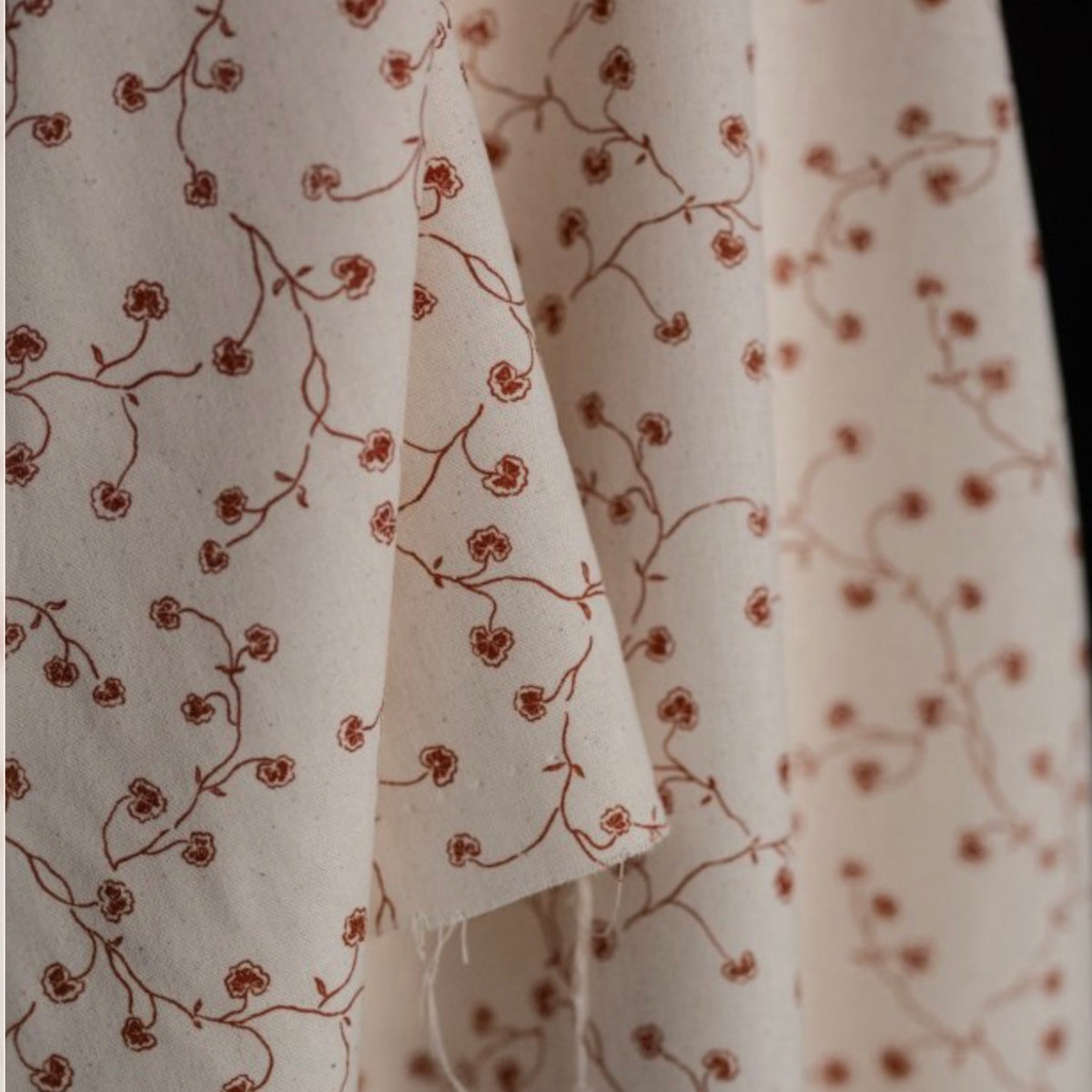 Faeger + Merchant &amp; Mills, "Rhubarb", Traditional Ticking, 1/4 yard