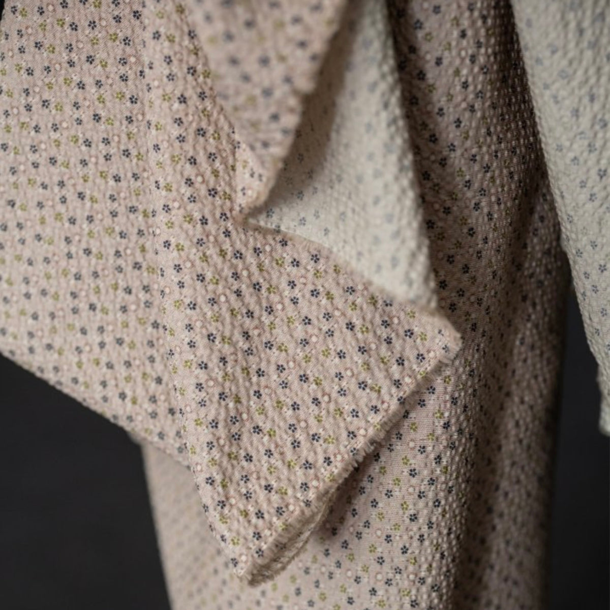 Merchant &amp; Mills, Pollen Hana Organic Seersucker Fabric,  1/4 yard