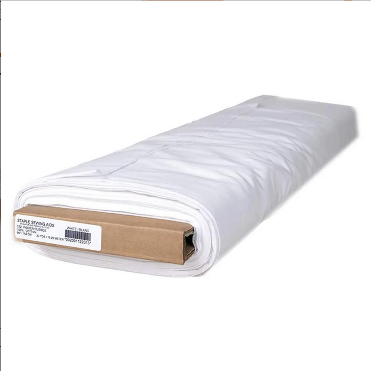 Staple Sewing Aids Woven Interfacing, 60" wide, 1/4 yard, White
