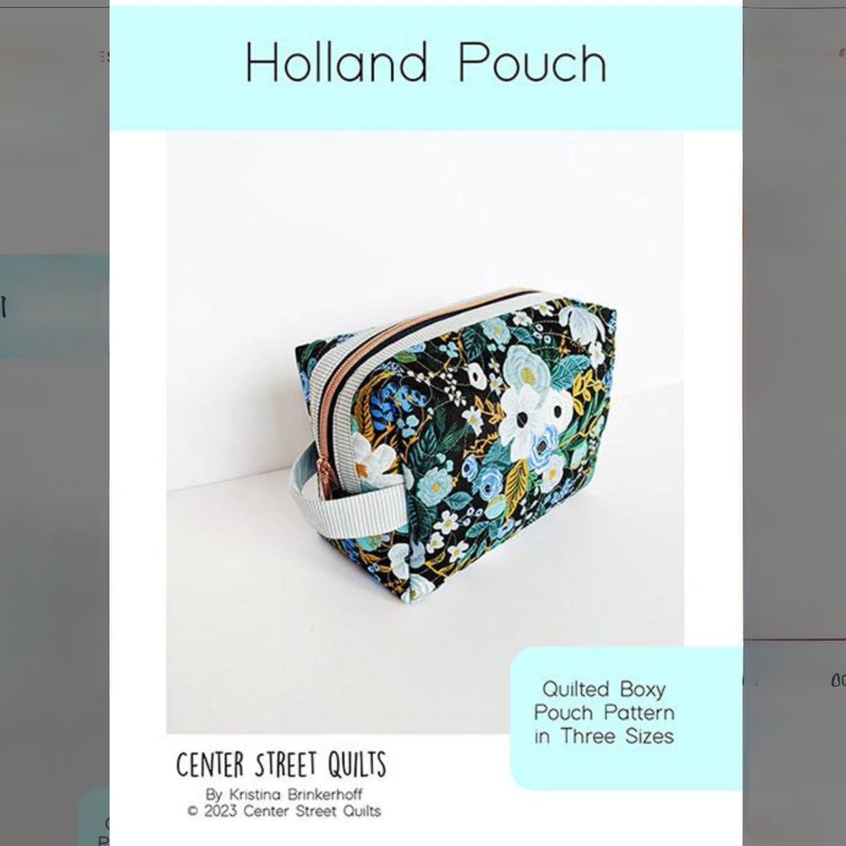 Holland Pouch Pattern