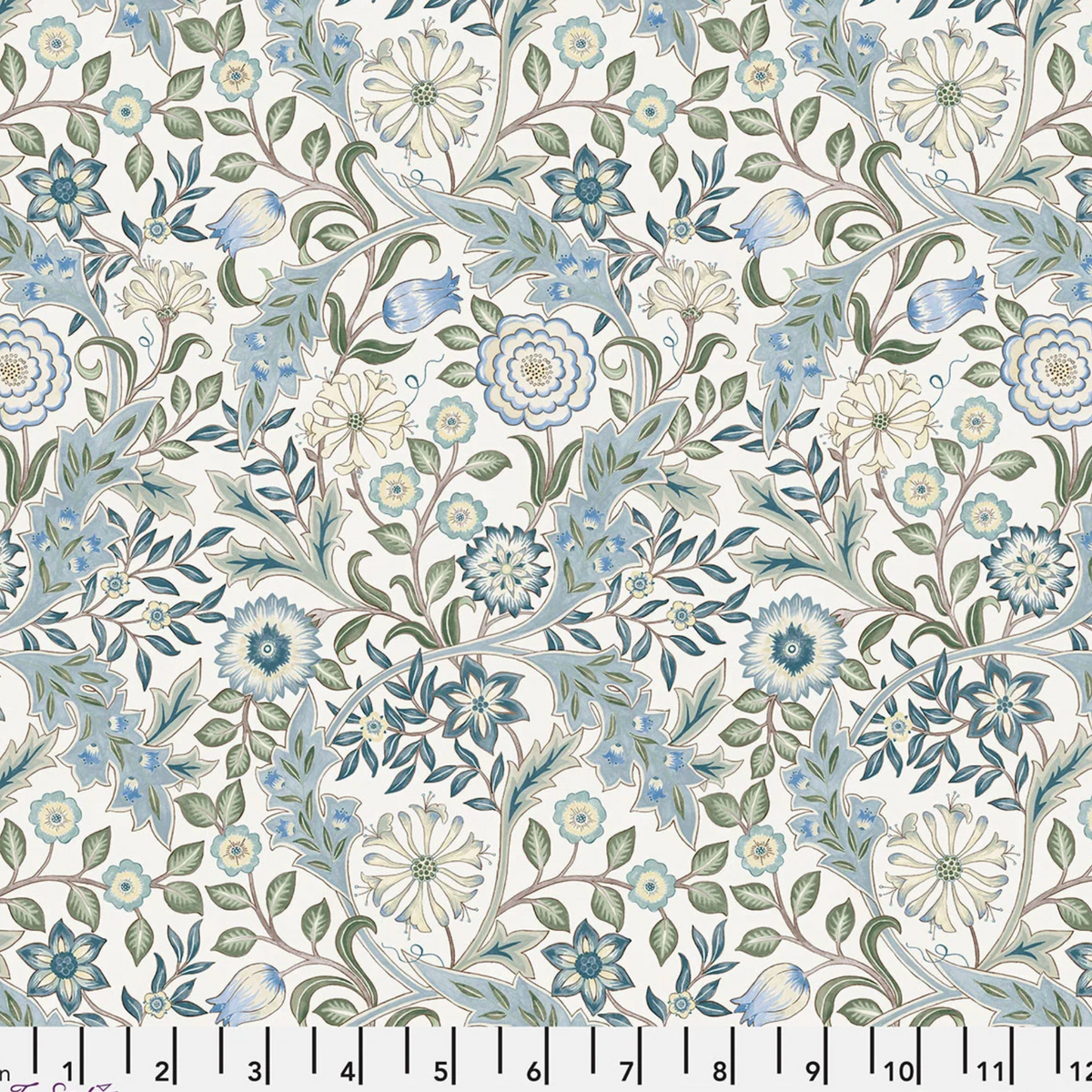 William Morris, Wilhelmina Seascape, Cotton Lawn, 1/4 yard