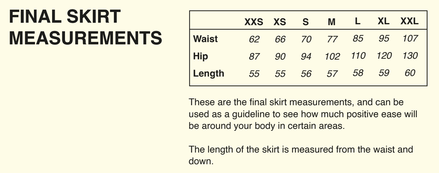 Puff and Pencil, Strap Wrap Skirt PDF Pattern
