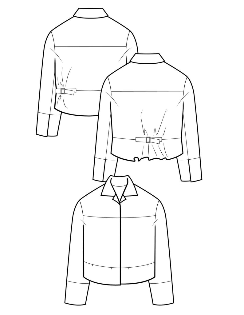 The Maker's Atelier, The Utility Jacket PDF Pattern, with or without printing