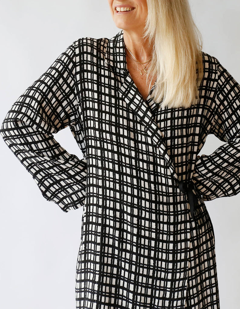 The Maker's Atelier, The Woven Wrap Dress PDF Pattern, with or without printing