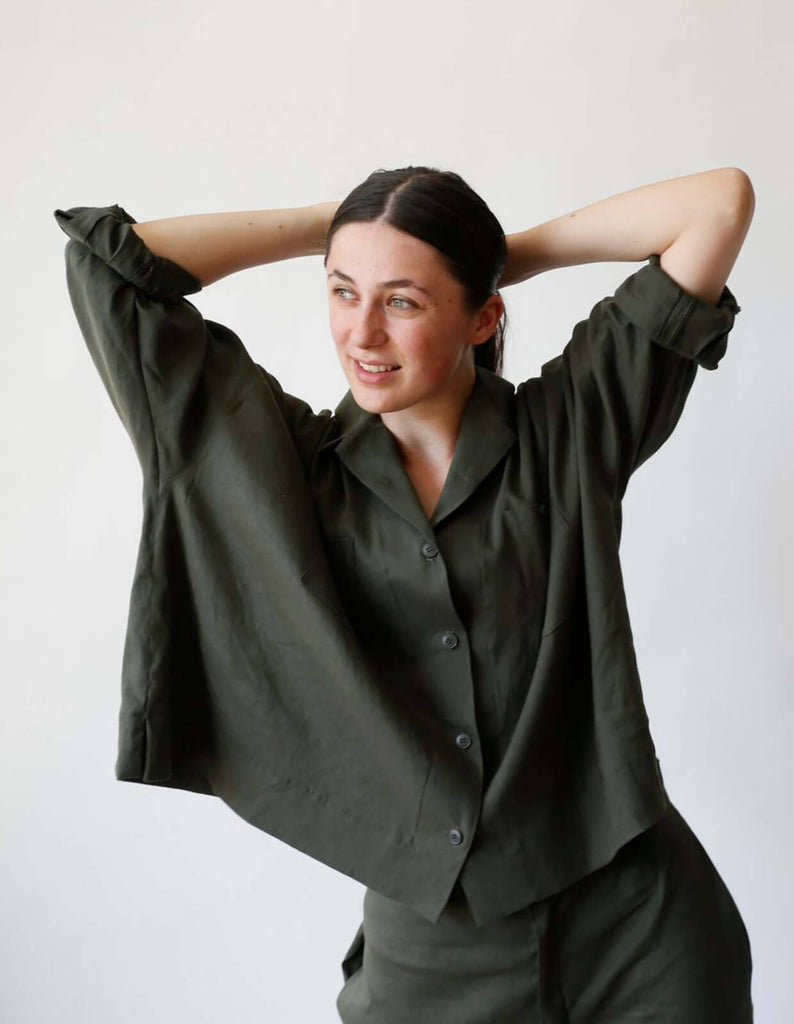 The Maker's Atelier, The Lounge Shirt PDF Pattern, with or without printing