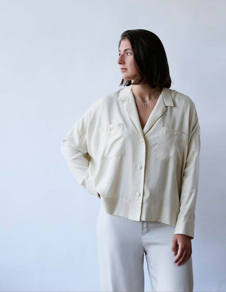 The Maker's Atelier, The Lounge Shirt PDF Pattern, with or without printing