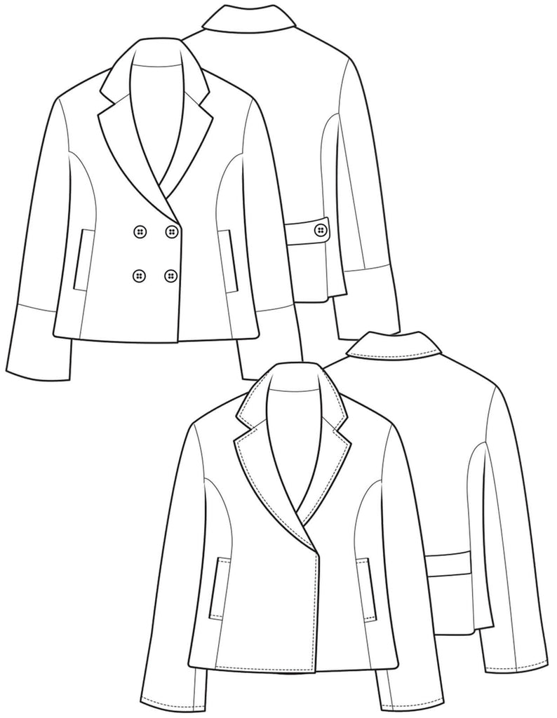The Maker's Atelier, The Peat Coat PDF Pattern, with or without printing