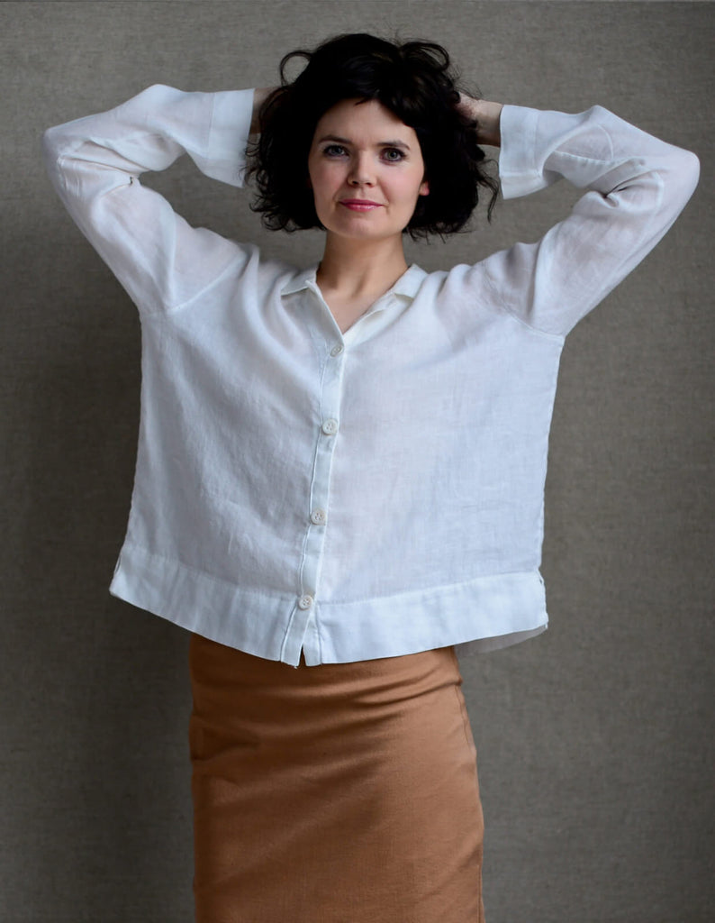The Maker's Atelier, The Box Shirt PDF Pattern, with or without printing